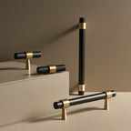 T-bar ch016a i svart finish - detalj