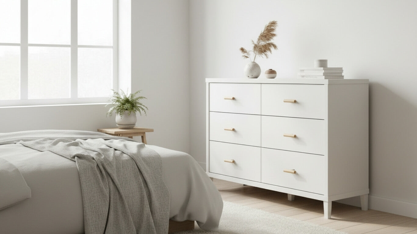 T-Bar CH076 | Buchenholz + Nickel