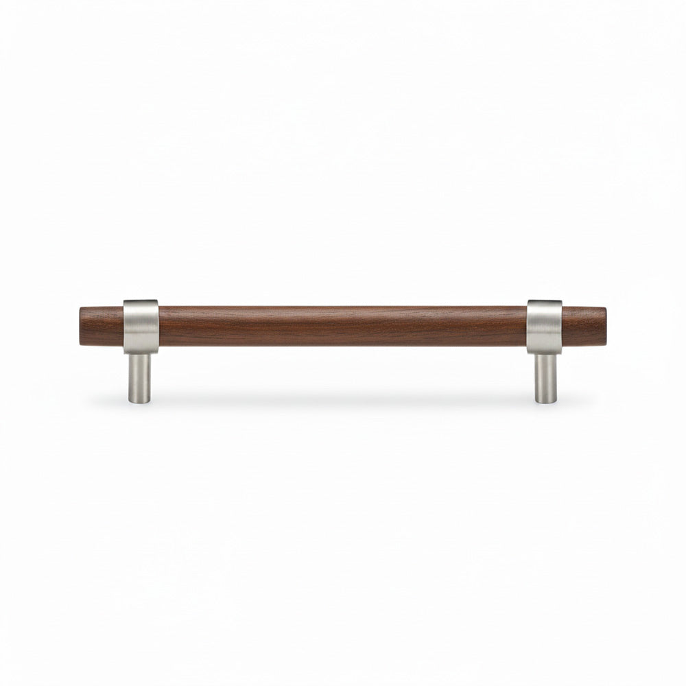 Handle CH025W | Walnut + Nickel