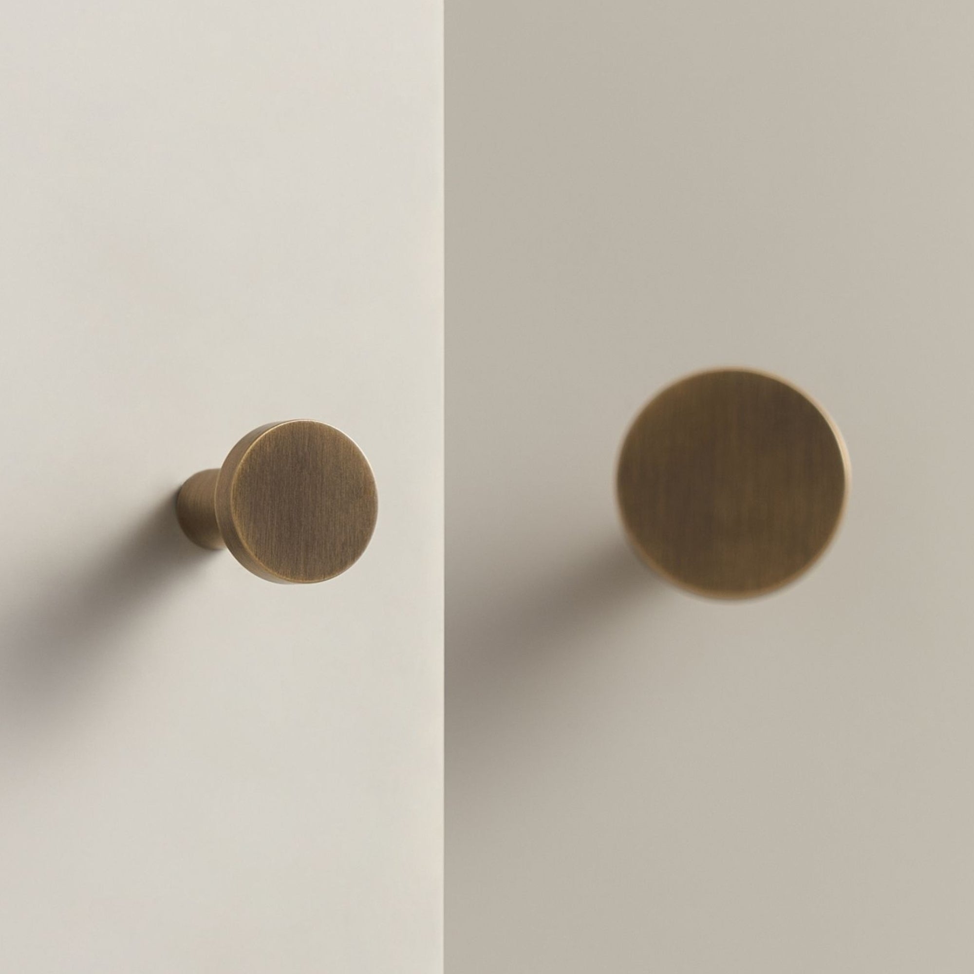 knopp/krok ch058 i antik mässing - detalj