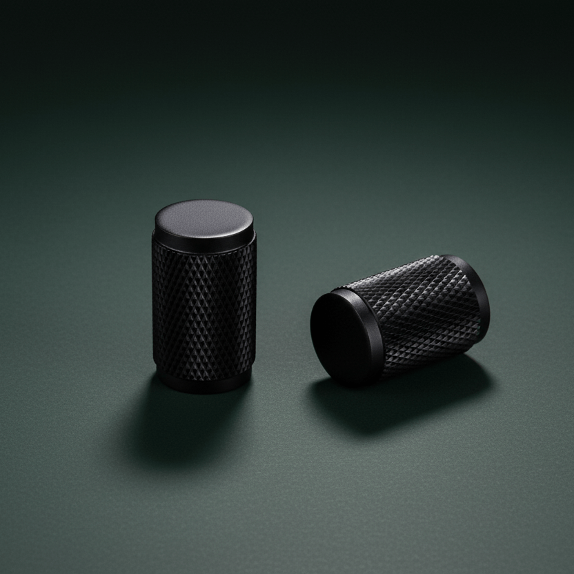 Knob 1040 | Knurled | Black