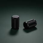 Knob 1040 | Knurled | Black