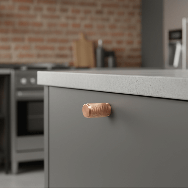 Knob 1040 | Knurled | Copper