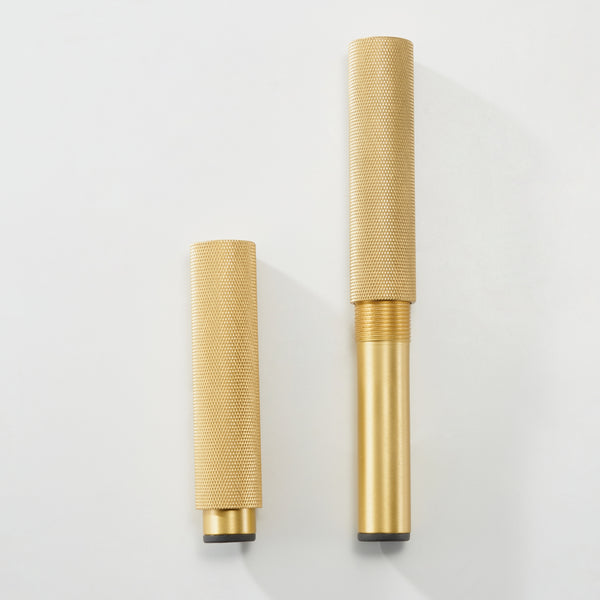 Furniture Legs DL001 | Knurled | Brass (2-Pack)