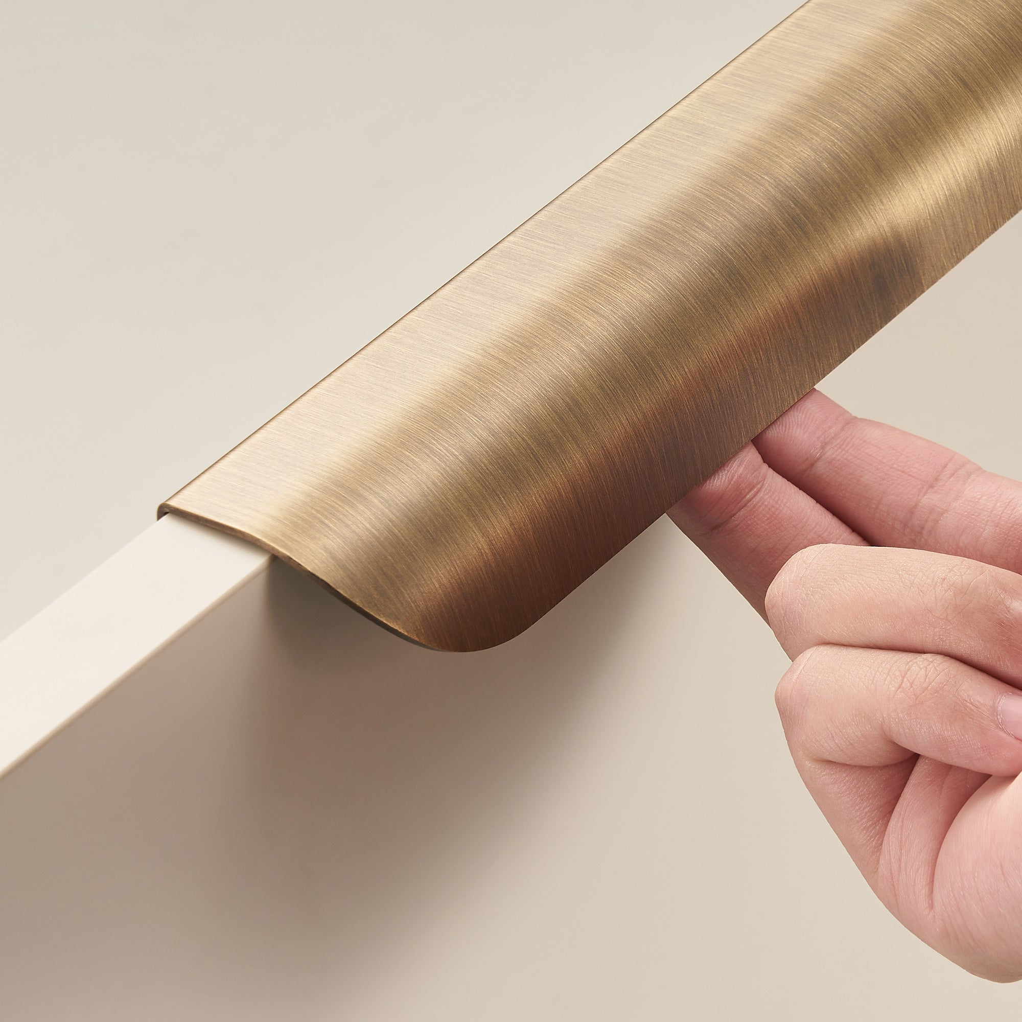 Maniglia CH015 | Profilo | Ottone Antico