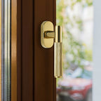 Fenstergriffe C01-191C | Gerändelt | PVD Gold