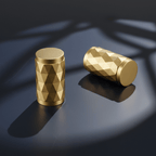 Knopp 3117 | Diamant | Mässing