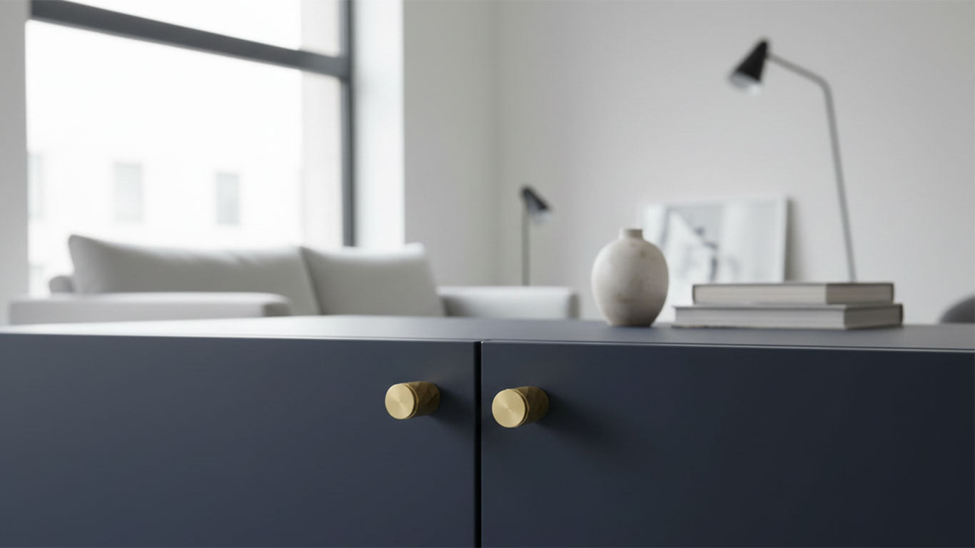 Knop 3117 | Diamant | Messing