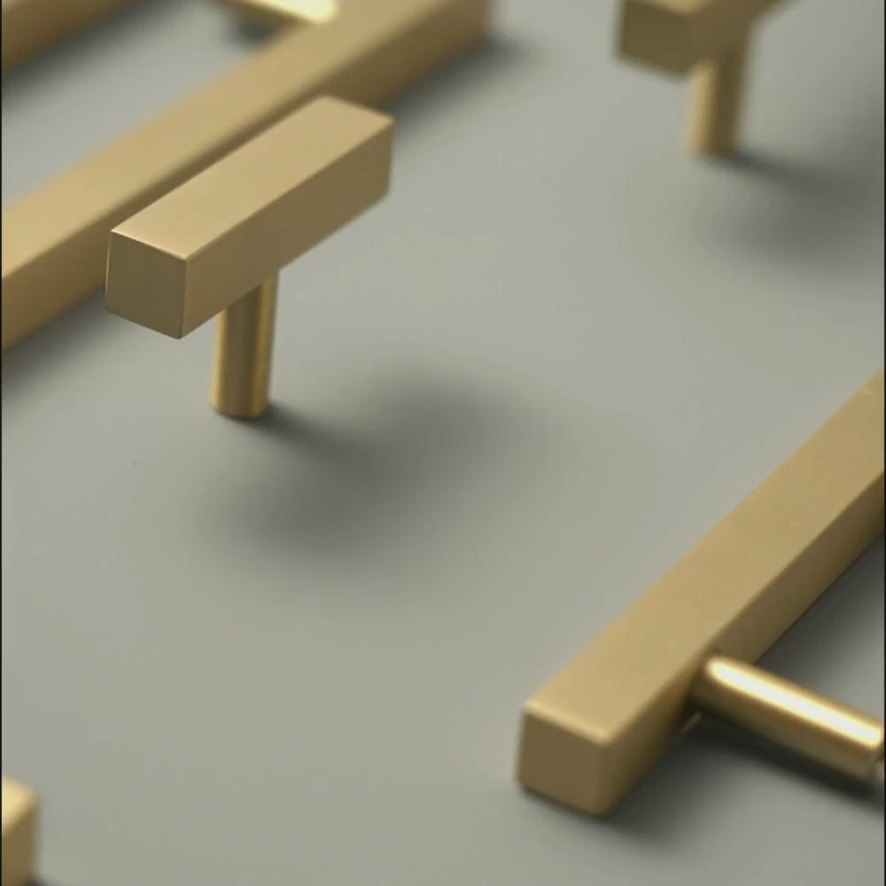 T-bar CH012 | Square | Brass