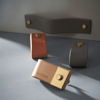 Handtag 3094 | Läder | Tan - Dooroom