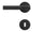 Door handle 308A-247 | Knurled | Black