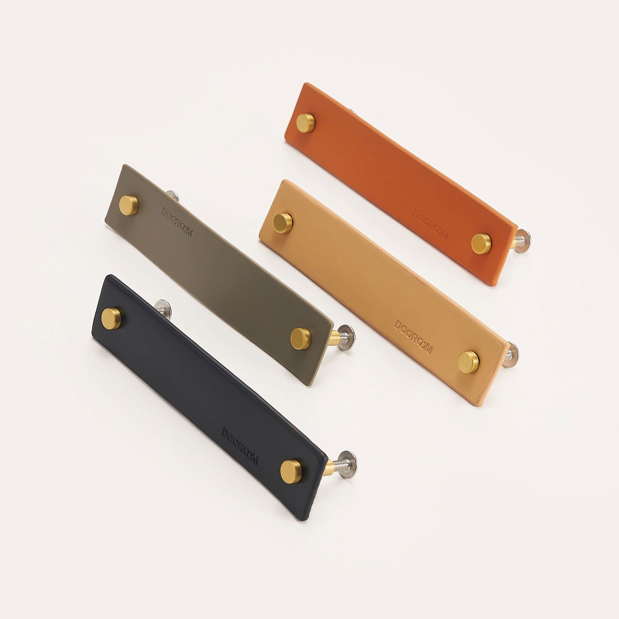 Handtag 3094 | Läder | Tan - Dooroom
