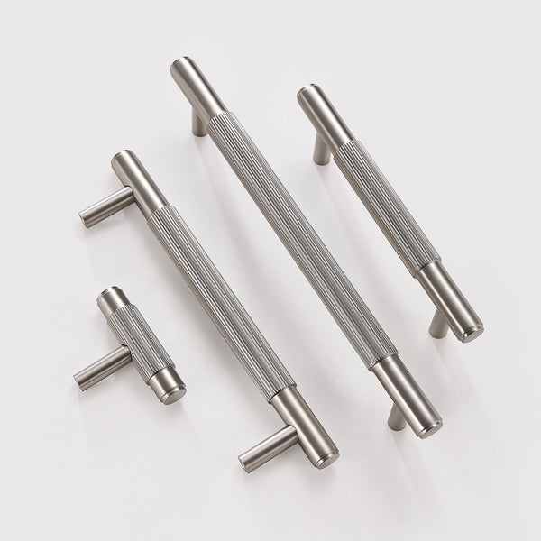 Handle 3100 | Ribbed | Nickel plated