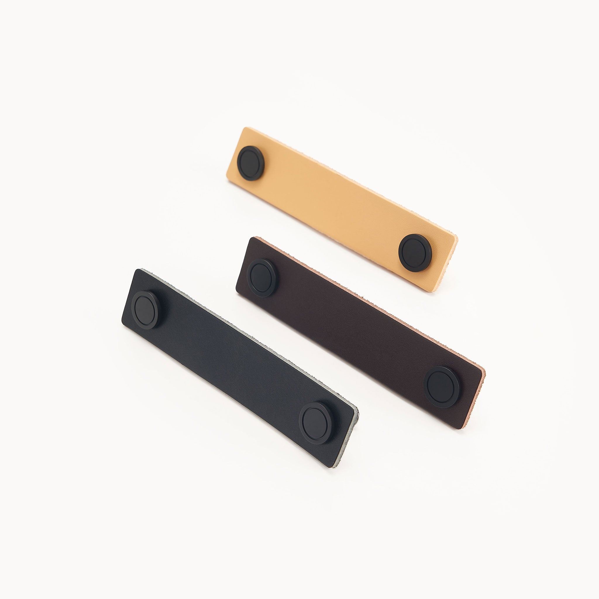 Handtag 1045-B | Läder | Beige - Dooroom