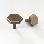 Knopp 1055 | Hexagon | Antik Mässing - Dooroom
