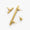 Griff 3138 | Gerillt | Messing